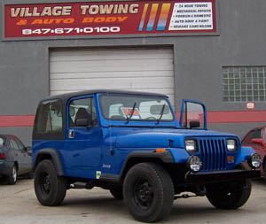 Jeep restoration frame body and mechanical